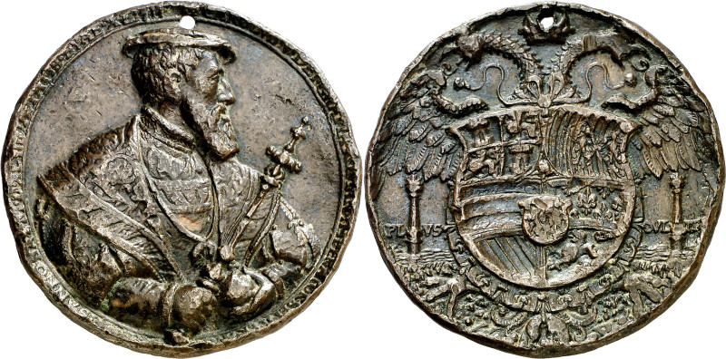 Alemania. 1544. Carlos I. 44º Aniversario del emperador. Medalla. (Amorós 25) (Á...