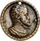 s/d (hacia 1555). Felipe II. Felipe II, rey de España. Placa de anverso. Grabador: J. Jonghelinck, inspirado en las medallas de J. da Trezzo. Unifaz. ...