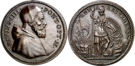 Italia. Estados Pontificios. s/d, Felipe II. A Gian Pietro Carafa, Papa Pablo IV (1555-1559). Medalla. (Venuti p. 103, nº IV). Ex Colección Valentín d...