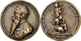 Italia. s/d (hacia 1558). Giambattista Castaldi, marqués de Cassano y conde de Piadena. Medalla. (Armand I p. 175, nº 2) (V.Q. 13576) (Van Mieris III ...