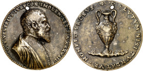 Italia. s/d (hacia 1567). Ottaviano Vestri, jurista de Imola. Medalla. (Álvarez Ossorio p. 448, nº 236) (Armand II p. 220, nº 34) (British Museum nº i...