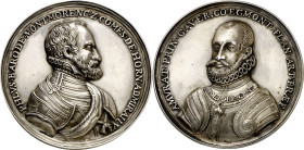 s/d (hacia 1567). Captura de los condes de Horn y Egmont. Medalla. (Van Loon I p. 101) (Vanhoudt Med. 1567-20). Agujero de suspension en canto. Provis...
