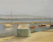 *
EDMOND CHARLUS
Genf 1892-1960 Genf

Segelboote im Hafen

Unten links signiert "Ed. Charlus".
Öl auf Lwd., 33 x 42 cm
