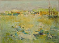*
IRIS MICHELLE RAQUIN
Geb. 1933 in Saint-Menoux

Impressionistische Landschaft

Rechts unten signiert "Raquin" und datiert "(19)64".
Öl auf Lwd., 24 ...