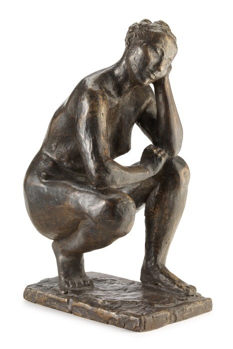 OTTO CHARLES BÄNNINGER
Zürich 1897-1973 Zürich

Kauernde

Auf dem Sockel signier...