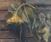 *
REINHOLD KÜNDIG
Uster 1888-1984 Thalwil

Sonnenblume vor Holzwand

Unten links signiert "Kündig".
Öl auf Lwd., 45 x 54 cm