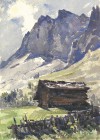 *
ROBERTO MARCELLO IRAS BALDESSARI
Innsbruck 1894-1965 Rom

"Baita Alpine"

Jeweils unten rechts signiert "Iras Baldessari".
Aquarell, 34 x 24,8 cm bz...