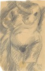*
ROBERTO MARCELLO IRAS BALDESSARI
Innsbruck 1894-1965 Rom

Skizze Schwangere

Unten rechts signiert "Iras".
Bleistift, 13,2 x 8,4 cm

Provenienz:
Sam...