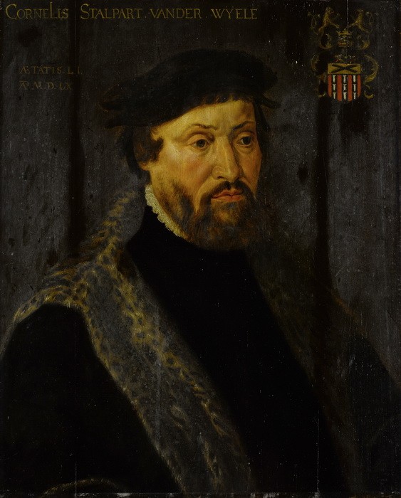 NIEDERLÄNDISCH, DATIERT 1560

Portrait des Cornelis Stalpart van der Wyele

...