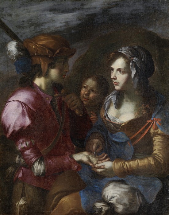 *
Nachfolger des SALVATOR ROSA
Arenella bei Neapel 1615-1673 Rom

Ein junger Sol...