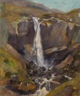 *
EUGÈNE GILLIARD
Buttes 1861-1921 Genf

Gebirgslandschaft mit Wasserfall

Unten links signiert "E. Gilliard" und datiert "1902".
Öl auf Lwd., 65 x 53...