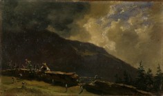 CHARLES HUMBERT
Genf 1813-1881 Genf

Freilichtstudie bei Ormonts

Unten rechts datiert "9 août 1857" und bezeichnet "Ormont". Rückseitig auf dem ...
