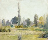 *
ARMAND APOL
Brüssel 1879-1950 Brüssel

Südliche Landschaft

Unten links signiert "Armand Apol" und datiert "1917".
Öl auf Lwd., 42 x 50 cm