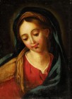 *
ITALIENISCHER KÜNSTLER 19. JH.

Madonna

Öl auf Lwd., 20 x 14,5 cm, Retuschen