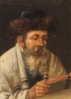 *
JOSEF NEUMANN
Deutscher oder österreichischer Künstler 19. Jh.

Alter Rabbiner beim Talmudstudium

Oben links signiert "Jos. Neumann".
Öl auf...