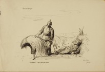 *
JEAN LOUIS FORAIN
Reims 1852-1931 Paris

En esclavage

Unten rechts signiert "Forain". Expl. 88/300
Lithographie, 38 x 56 cm