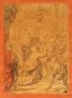 *
Nachfolger des RAFFAEL
eigentlich RAFFAELLO SANZIO
Urbino 1483-1520 Rom

Christus erscheint den Jüngern

Bleistift auf Papier, auf Papier auf...