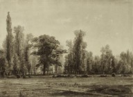 *
THEODORE ROUSSEAU
Paris 1812-1867 Barbizon

Landschaft mit Bäumen

Unten links monogrammiert "Th R".
Kohle auf Papier, BG 32,8 x 44,7 cm, etwas flec...