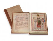 *
FAKSIMILE - GUTA-SINTRAM

Codex Guta-Sintram

Bild- und Kommentarband. Originalgetreues Faksimile der Handschrift 37 in der Bibliothèque du Grand Se...