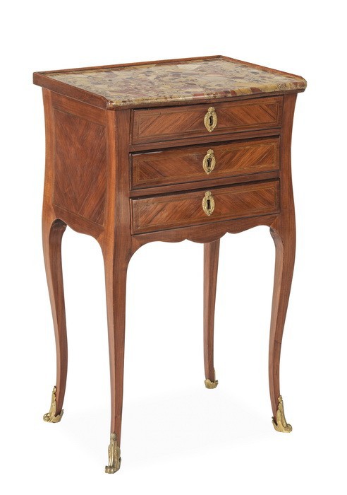 Guéridon/Chiffonière mit Schreibeinsatz, Louis XV., Ile de France, 18. Jh.

Edel...