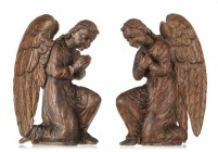 *
ALPENLÄNDISCHE SCHULE 17./18. JH.

Paar kniende Altar-Engel

Holz, geschnitzt. Die ursprüngliche Fassung vollständig entfernt. Ergänzungen. H = 41 c...