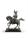 CARLO MAROCHETTI
Turin 1805-1867 Paris

Herzog Emanuel Philibert von Savoyen

Auf dem ovalen Sockel signiert "MAROCHETTI" und datiert "1838".
Dunkel p...