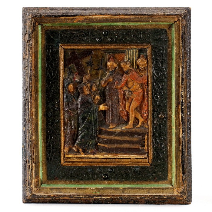 SCHULE VON MECHELEN 16. JH.

Ecce Homo

Alabaster, polychrom bemalt. Profili...