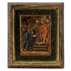 SCHULE VON MECHELEN 16. JH.

Ecce Homo

Alabaster, polychrom bemalt. Profilierter Holzrahmen. 24 x 20,5 cm