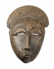 Tanzmaske, Baule, Elfenbeinküste

Holz, geschnitzt, H = 29 cm