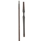 *
Turnierlanze, deutsch, 16./17. Jh.

Z 2
L 364 cm

Lanze für Ringelstechen o. ä.. Eisen (L 9 cm) in Form einer lanzenschuhförmigen Kappe, ohne Spitze...