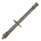 Geschützrohr, osmanisch, 1. Hälfte 19. Jh.

Z 2-3
L 101,5 cm

Korr. eisernes Geschützrohr (Kal. 37 mm) Laufringe mit einfachster Liniengravur verziert...