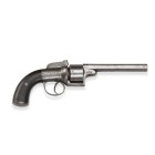 Perkussionsrevolver, englisch, um 1850

Z 2
L 30,5 cm

Oktogonallauf (L 14,5 cm), Kal. 10 mm, Oberseite sig. "PETER LEE SKIPTON". Seltenes Single Acti...