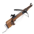 Sport-Armbrust, deutsch, um 1960/70

Z 2-3
L 112 cm

Nussbaumsäule mit justierbarer Alu-Kolbenkappe. Visier sig. "Feinwerkbau Oberndorf/N", Schlittenf...