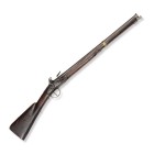Steinschloss-Karabiner, französisch, um 1760

Z 2-3
L 108 cm

Rundlauf (L 69 cm) mit etwas ausgefranster Tromblonmündung, Kal. ca. 18 mm, Kammerhälfte...