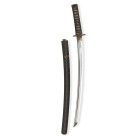 Wakizashi, japanisch, um 1560, sign.

Z 2
L 69 cm

Gekürztes Ô-wakizashi mit ursprünglicher Nagasa knapp unter 60 cm, nagasa noch 49 cm. Klinge suriag...