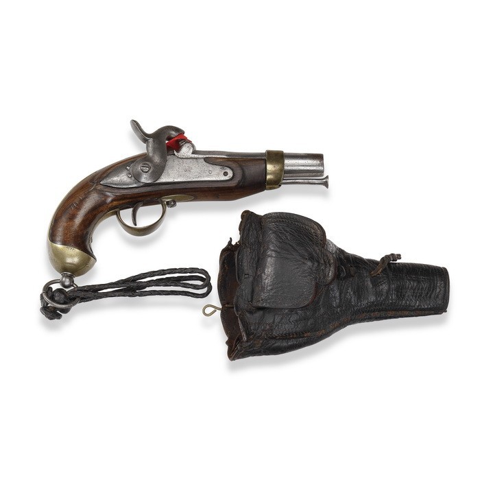 Gendarmerie-Perkussionspistole, französisch, M 1822 T

Z 2
L 24 cm

Rundlauf (L ...