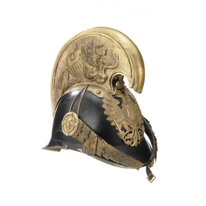 Helm, österreichisch, M 1905

Z 2
H 28 cm

K.u.K. Dragoner-Offizier. Schwarz gef...