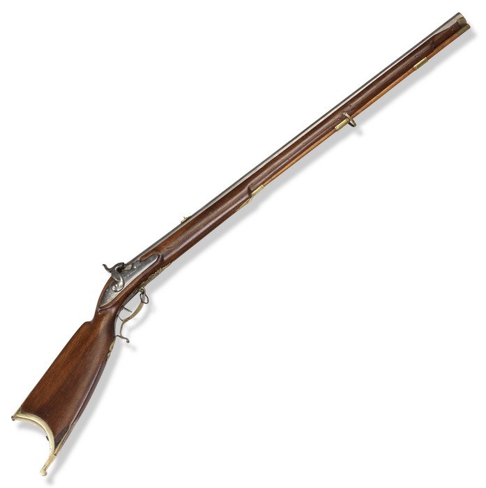 Perkussions-Büchse, schweizerisch, um 1820/50

Z 2-3
L 124 cm

Oktogonallauf (L ...