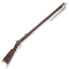 Perkussions-Stutzer, schweizerisch, um 1850

Z 2
L 139 cm

Oktogonallauf (L 97,7 cm), Kal. 16,5 mm, gezogen. Pendelvisier und gesch. Korn. Schlossplat...