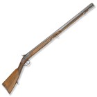 Perkussionsbüchse, schweizerisch, um 1840, Solothurn

Z 2
L 130 cm

Massiver Oktogonallauf (L 90,3 cm), Kal. 19,6 mm, gezogen, vergoldete Abnahmestemp...