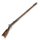 Perkussionsstutzer, schweizerisch, um 1820/40

Z 2-3
L 130 cm

Oktogonallauf (L 93,3 cm), Kal. 16,5 mm, gezogen. Messing-Klappvisier und geschobenes M...