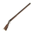 Steinschlossstutzer, schweizerisch, um 1780

Z 2
L 133 cm

Alt brünierter Oktogonallauf (L 96,8 cm), Kal.  15,5 mm, gezogen. Eisenvisier und geschoben...