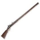 Steinschlossstutzer, schweizerisch, um 1800

Z 2-3
L 141 cm

Oktogonallauf (L 107,5 cm), Kal. 17 mm, gezogen. Pendelvisier und gesch. Messingkorn. Sch...