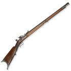 Stutzer, schweizerisch, um 1867, Brüderlin, Basel

Z 2
L 126,5 cm

Stutzer, in der Art der eidg. Ord. 1851/67, Schützenwaffe. Dicker Rundlauf Kal. 10,...