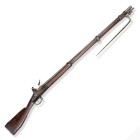Steinschlossgewehr, eidg. Ord. 1817, Aargau, dat. 1821

Z 2
L 140 cm

Kal. 18 mm, Kantonsschlag Aargau. Eisengarnitur, Nussbaumvollschaft mit minimale...