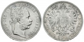 Austria. Franz Joseph I. 1 florín. 1873. (Km-2222). Ag. 12,30 g. EBC+. Est...35,00.