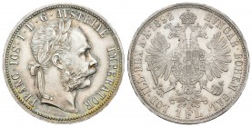 Austria. Franz Joseph I. 1 florín. 1892. Viena. (Km-2222). Ag. 12,40 g. Restos de brillo original. EBC+. Est...30,00.