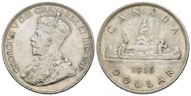 Canadá. George V. 1 dollar. 1936. (Km-31). Ag. 23,25 g. EBC-. Est...35,00.