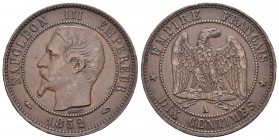 Francia. Napoleón III. 10 céntimos. 1852. París. A. (Km-771.1). (Gad-248). Ae. 10,01 g. MBC+. Est...30,00.