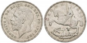 Gran Bretaña. George V. 1 corona. 1935. (Km-842b). Ag. 28,18 g. EBC+. Est...40,00.